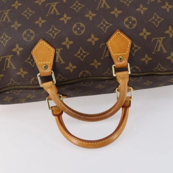 LOUIS VUITTON Monogram Speedy 35 Hand Bag M41524 LV Auth ep11207 - Picture 8 of 16